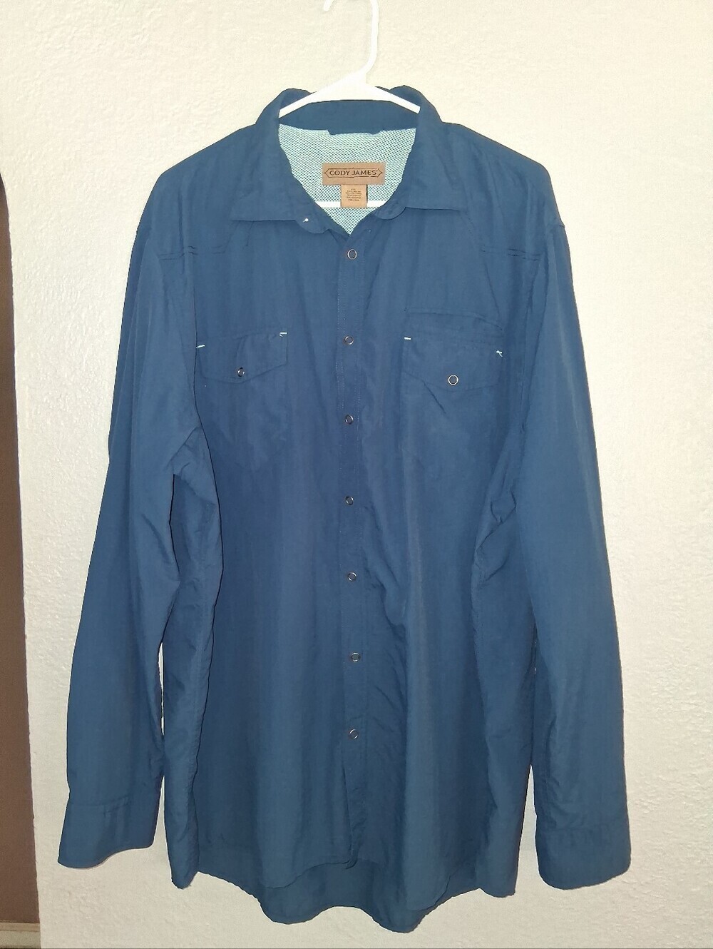 Cody James Western Nylon Button Down Vented Top Rodeo XXL